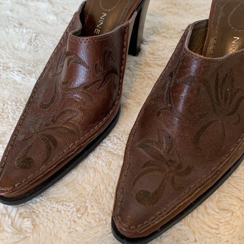 Nine West Western Boot Mule - Picture 6 of 10